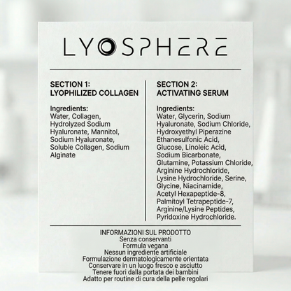 Lyosphere - Sistema di rinnovamento collagene Anti-Rughe - Nano-Silk